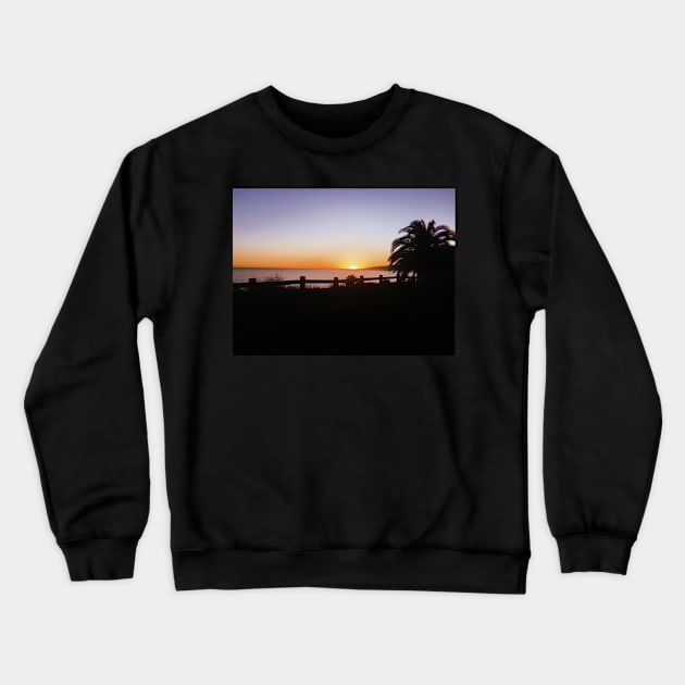 Beautiful Santa Monica Sunset. California Crewneck Sweatshirt by SoCalDreamin